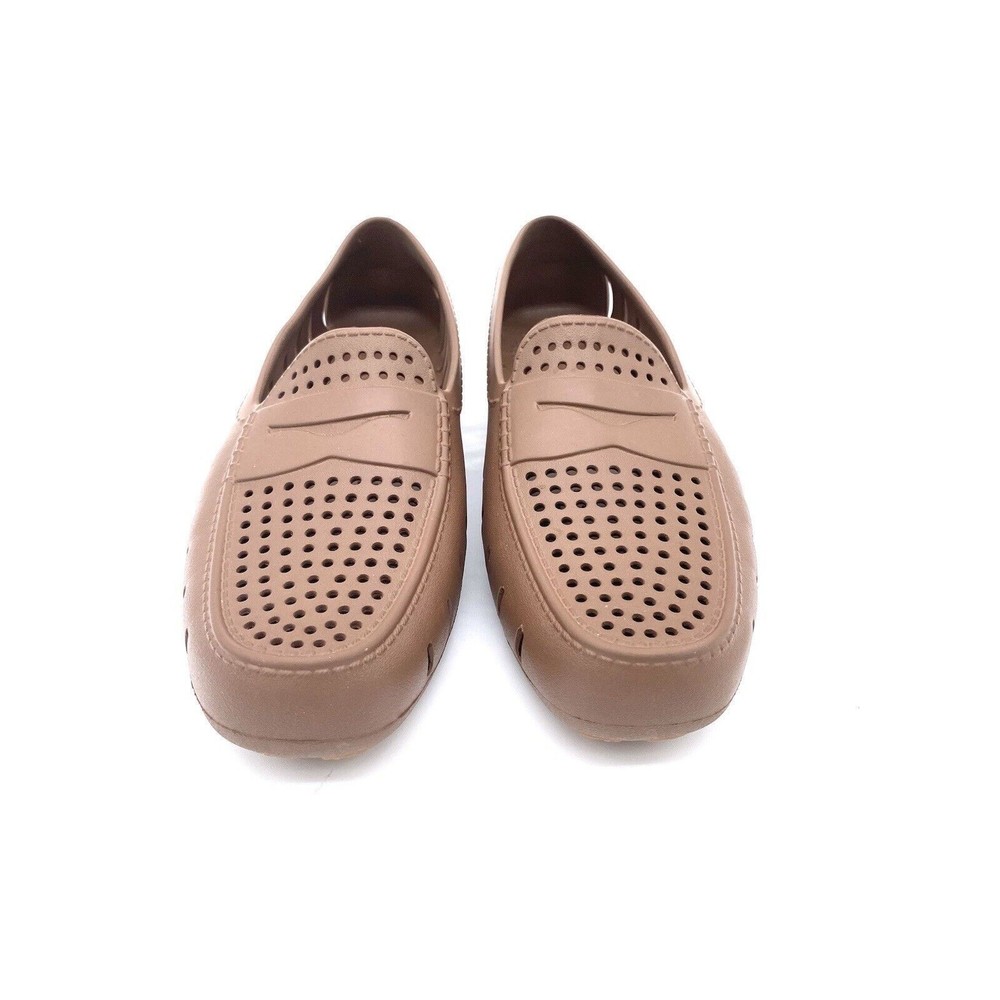 Floafers Men’s Country Club Driver Moc Water Boat Brown Slip On Sz 12